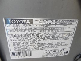 2004 Toyota Sequoia SR5 Silver 4.7L AT 2WD #Z23171